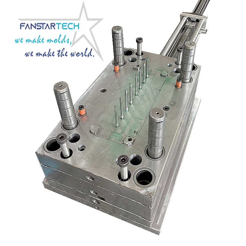 Pen body mold tooth rotary mold multi-cavity pen mold can be processed custom open mold injection mold factory