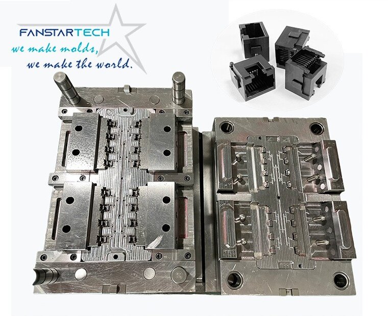 The method of slow injection followed by fast injection of injection mold and its application