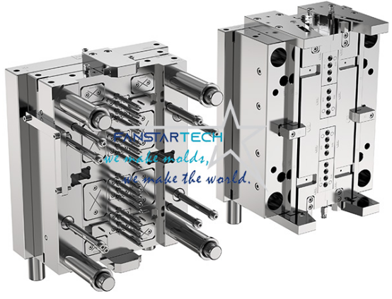 Multi-cavity pen mold injection molding process, processing design and manufacturing